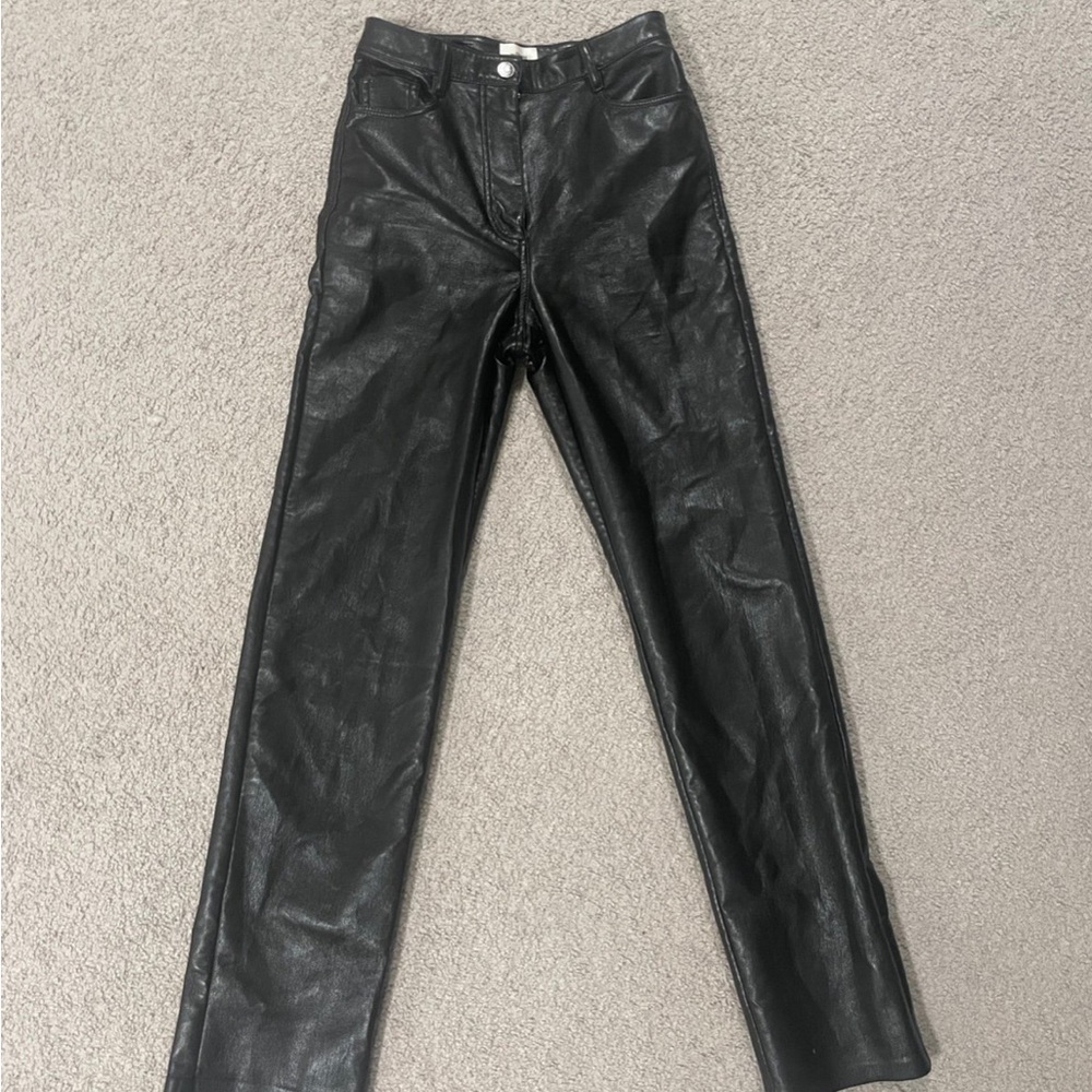 Aritzia Wilfred Vegan Leather Pant